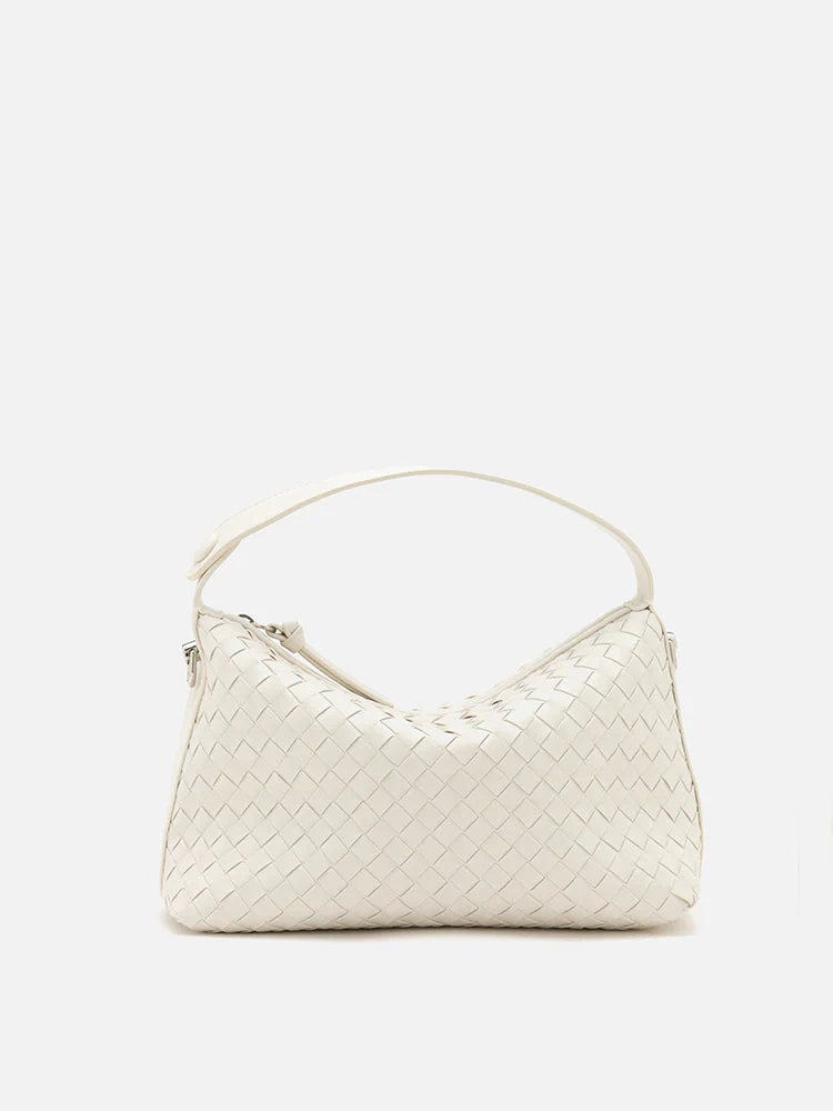 Xyla Woven Leather Bag - Image 9