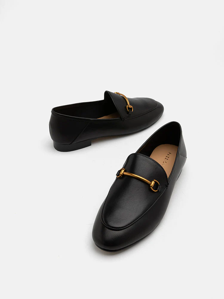 Isabeau Metal Buckle Loafers - Image 10