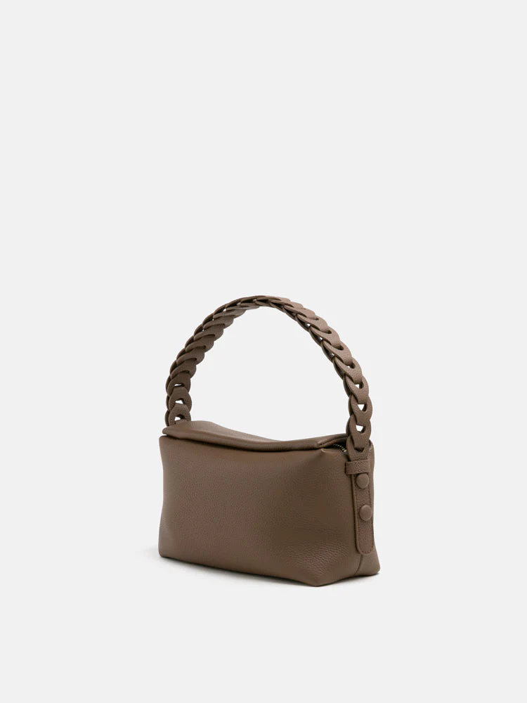 Thanee Slouchy Chained Leather Handbag - Image 11