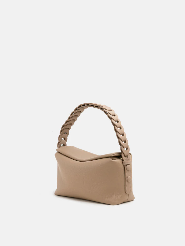 Thanee Slouchy Chained Leather Handbag - Image 3