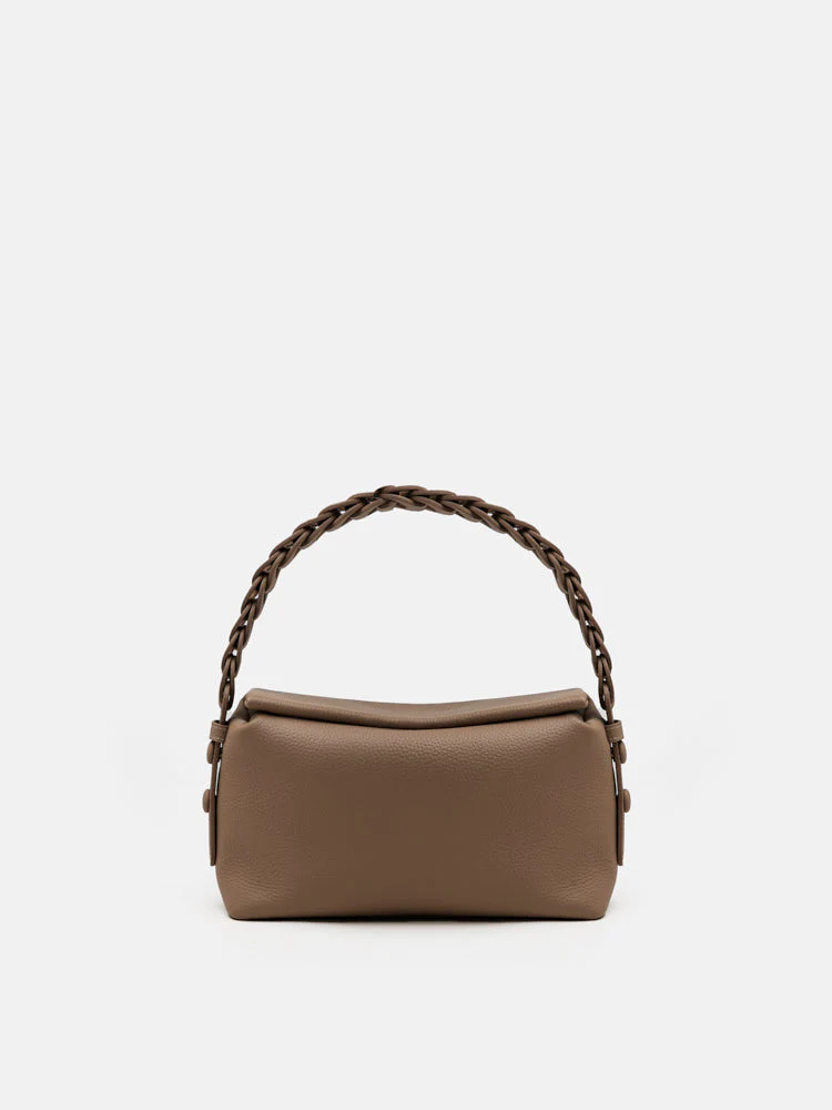 Thanee Slouchy Chained Leather Handbag - Image 9