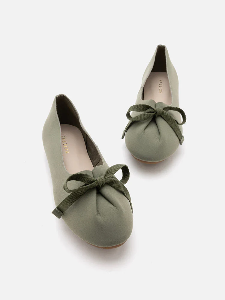Adriana Tied Bow Flats - Image 17