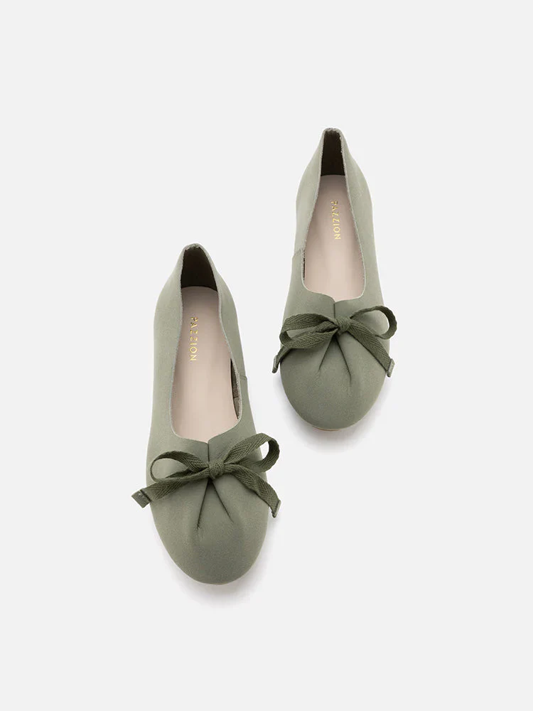 Adriana Tied Bow Flats - Image 19