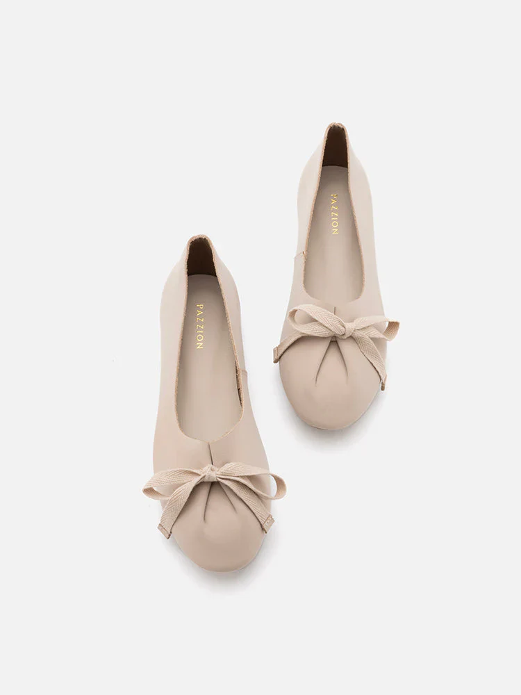 Adriana Tied Bow Flats - Image 6