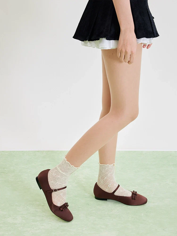 Aylin Silk Double Bow Mary Janes - Image 6