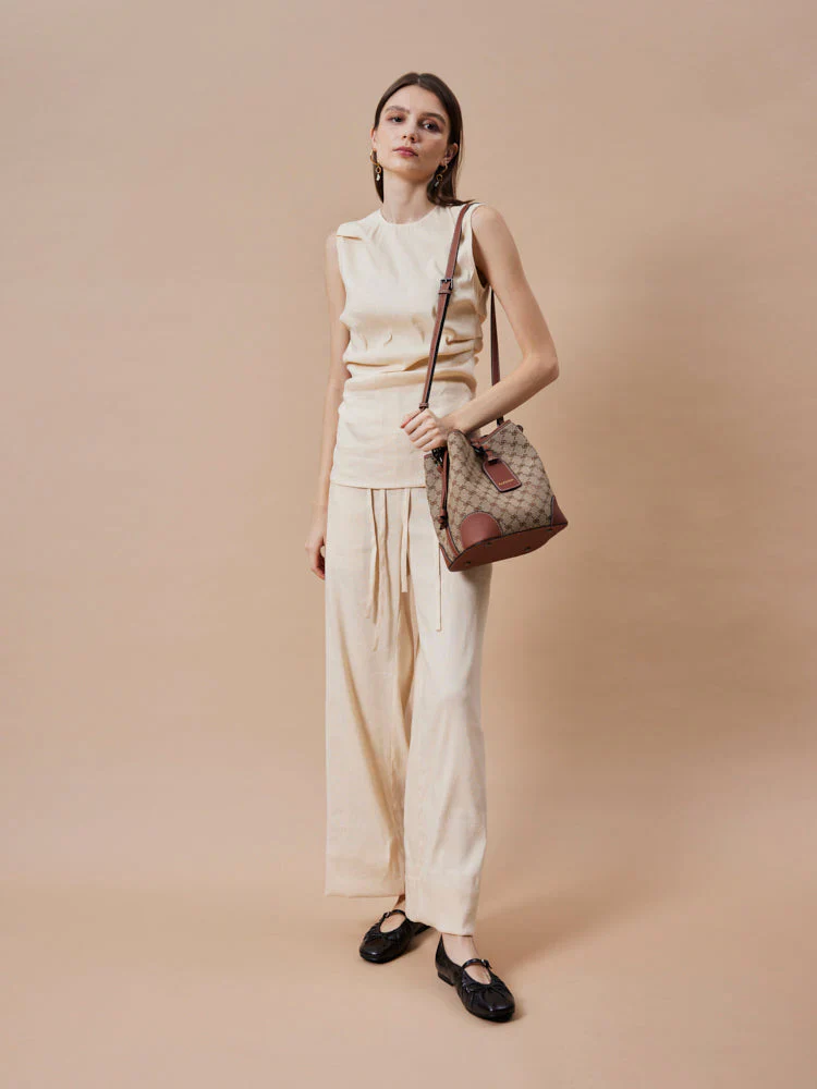 Hedi Monogram Bucket Bag - Image 5