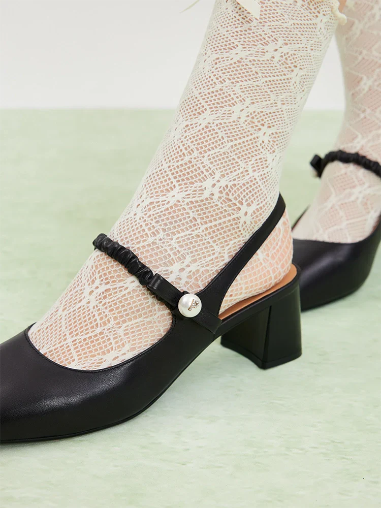 Vika Pearl Mary Jane Pumps - Image 11