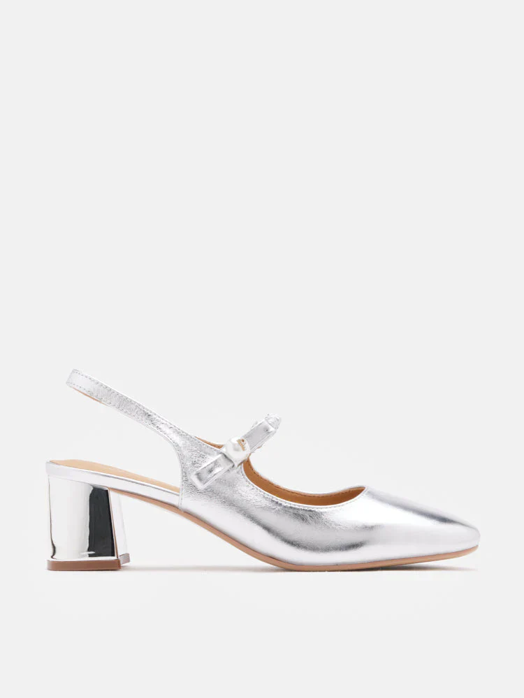 Vika Pearl Mary Jane Pumps - Image 4
