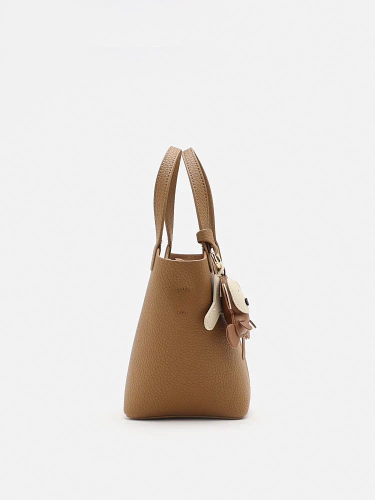 Haley Leather Charmed Bucket Bag - Image 10