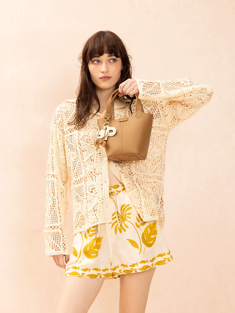 Haley Leather Charmed Bucket Bag - Image 12