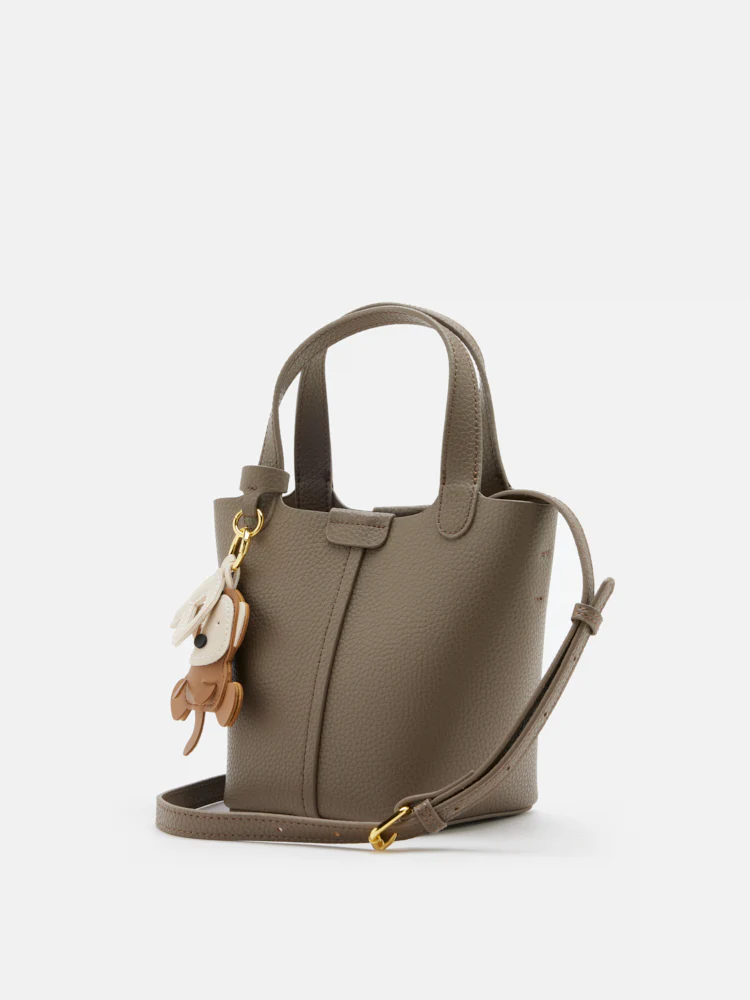 Haley Leather Charmed Bucket Bag - Image 16