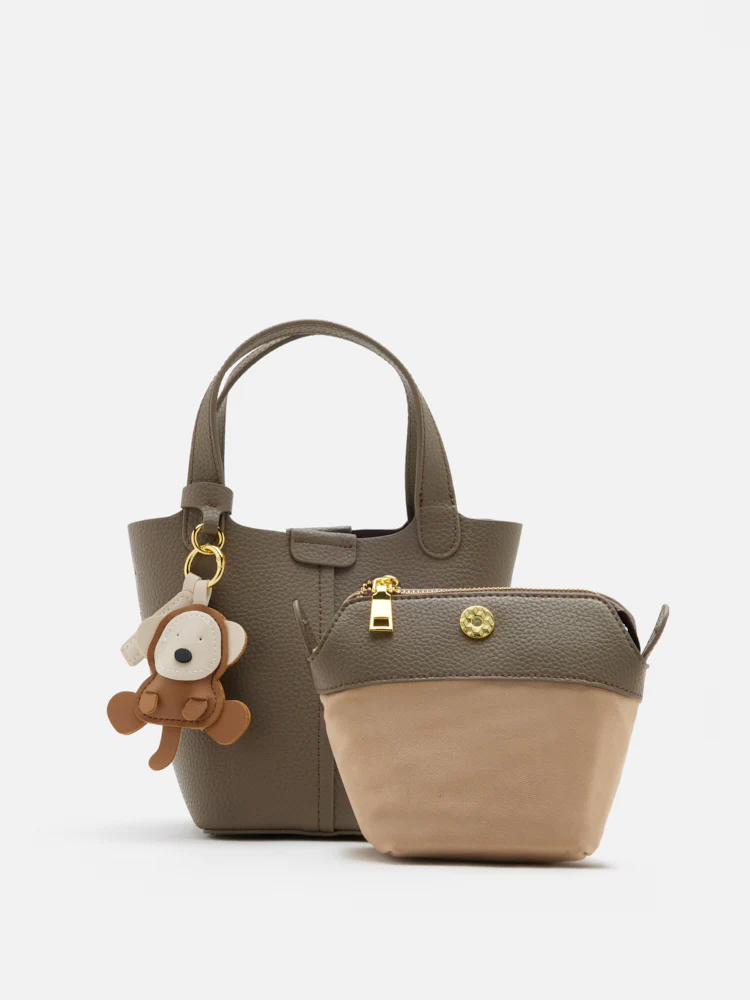 Haley Leather Charmed Bucket Bag - Image 20