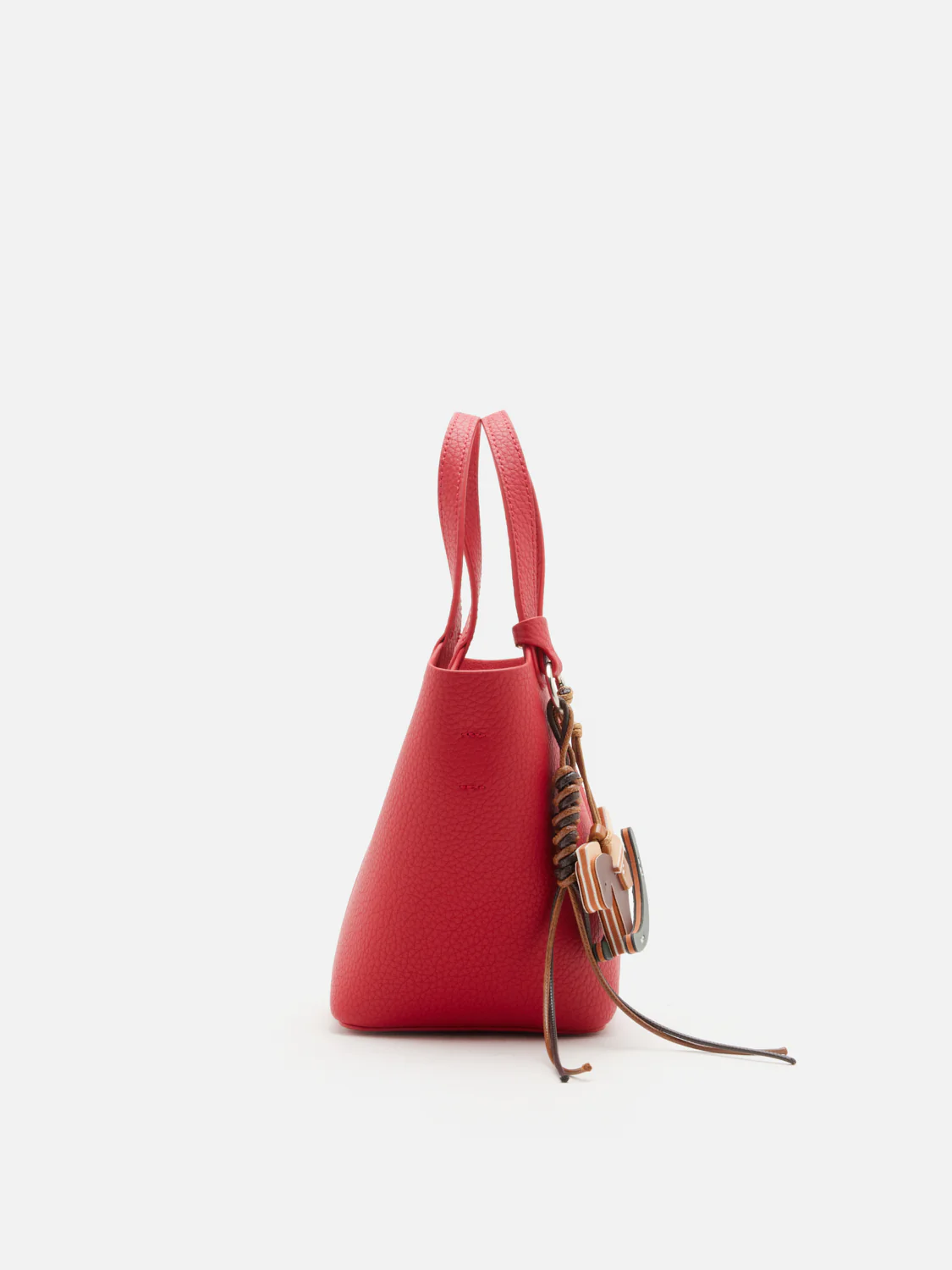 Haley Leather Charmed Bucket Bag - Image 4