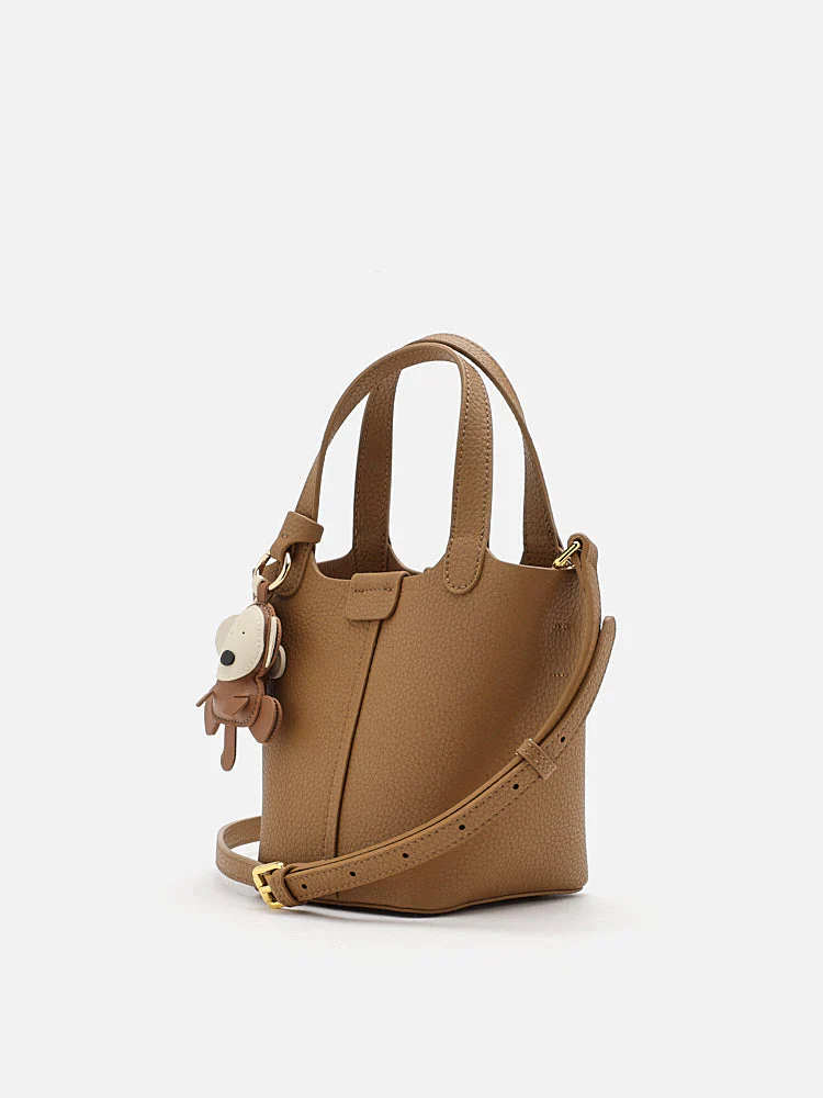 Haley Leather Charmed Bucket Bag - Image 9