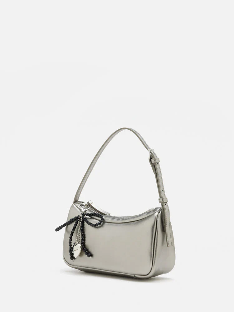 Luna Bow-Charm Slouchy Bag - Image 10