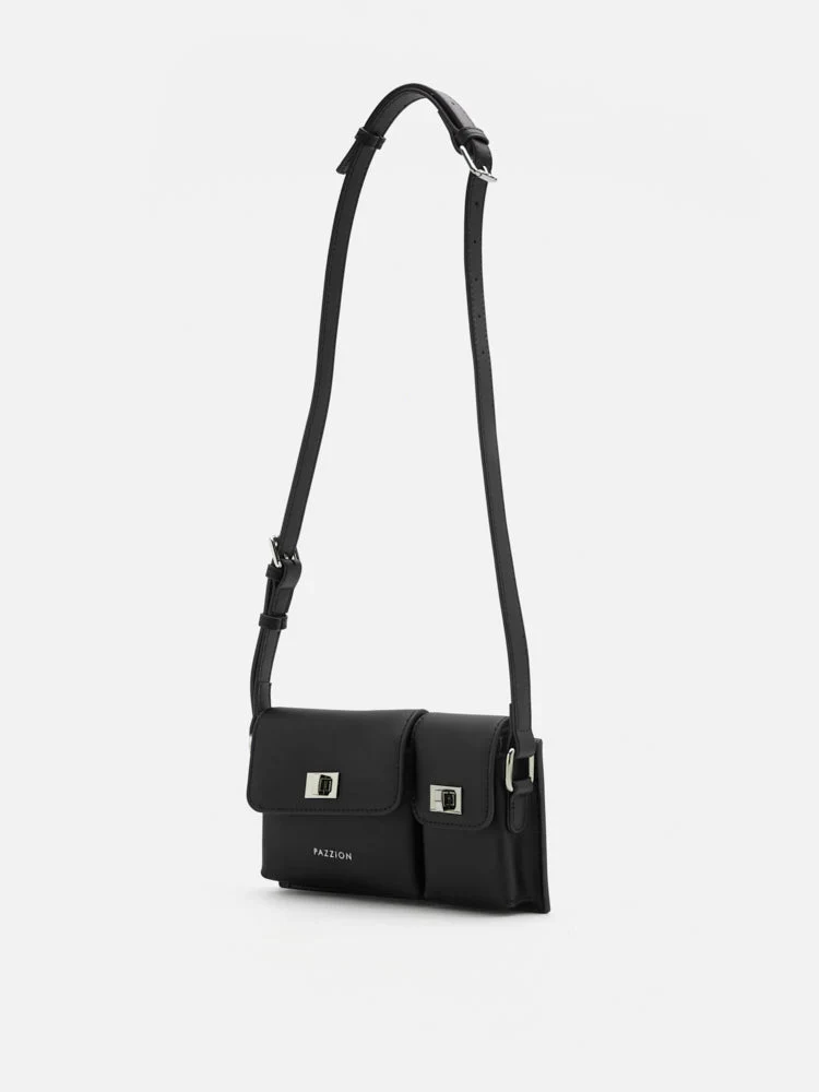 Aviana Double Twist Lock Structured Bag - Image 11