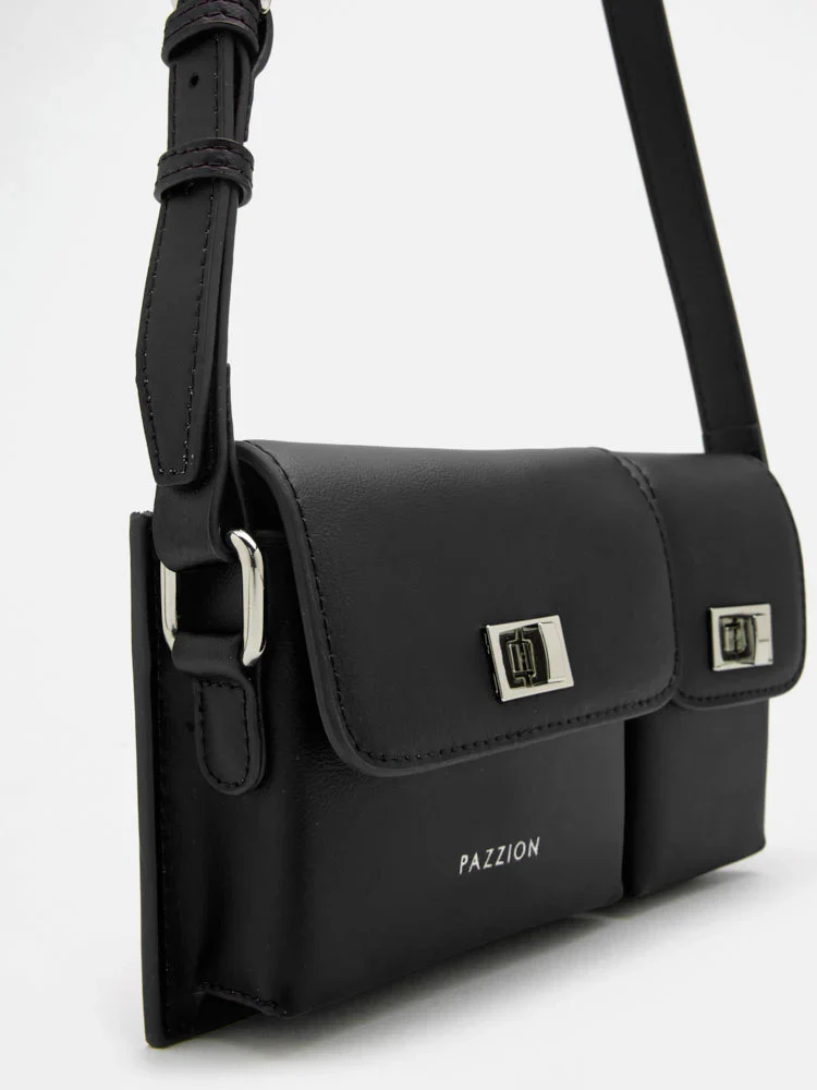 Aviana Double Twist Lock Structured Bag - Image 12