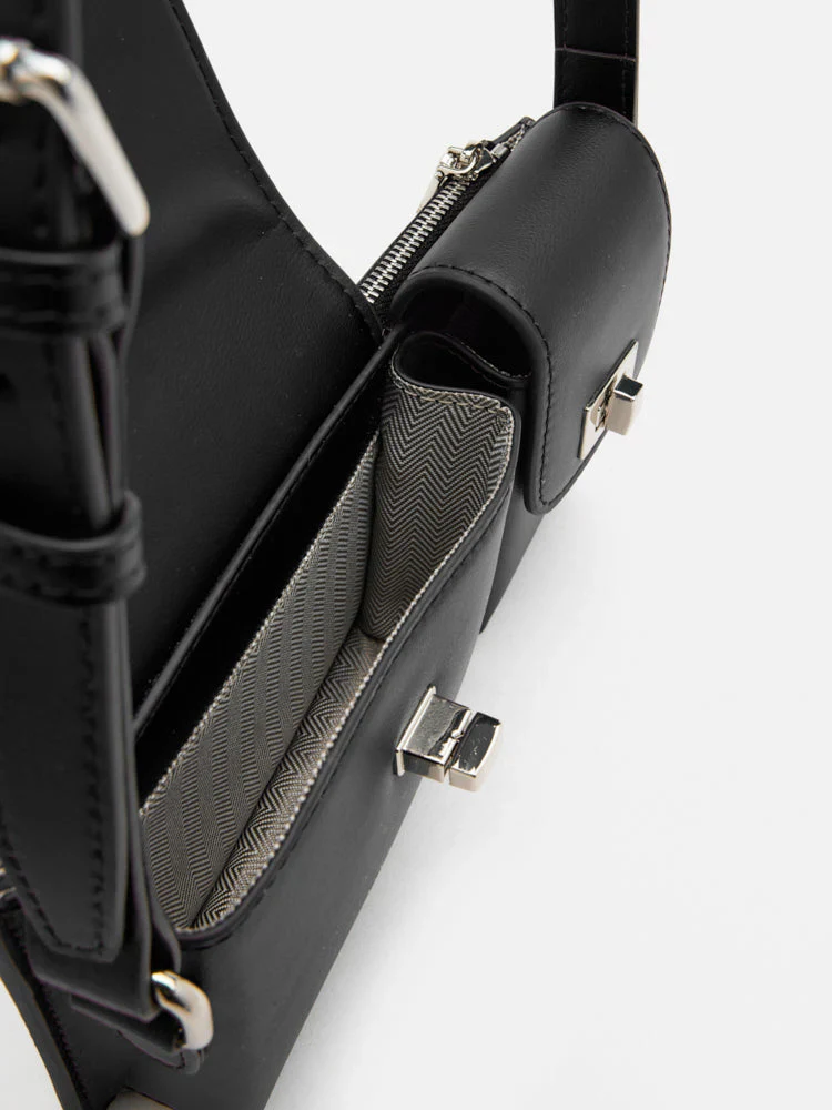 Aviana Double Twist Lock Structured Bag - Image 16