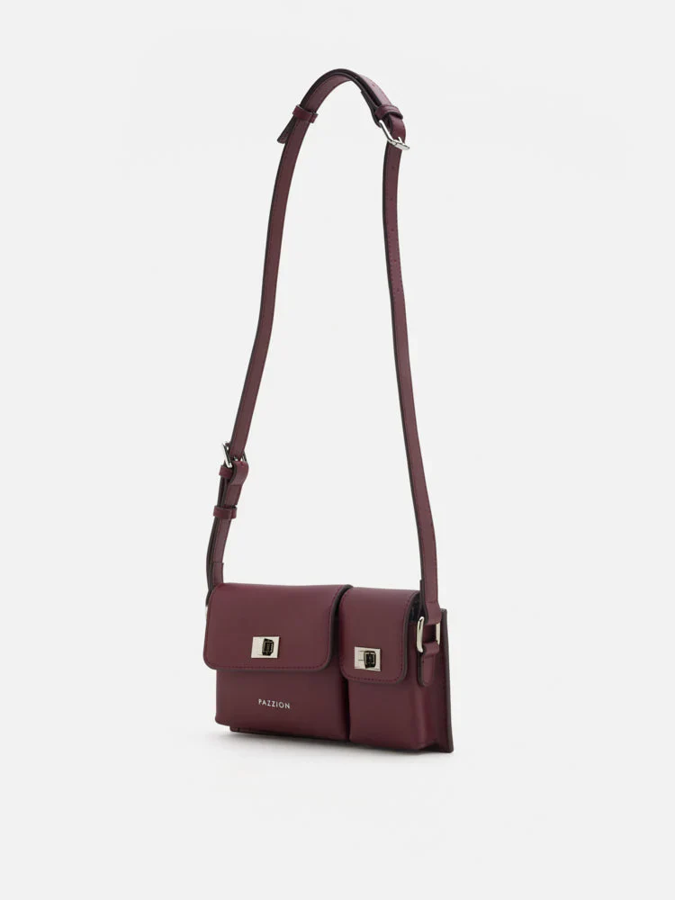 Aviana Double Twist Lock Structured Bag - Image 3