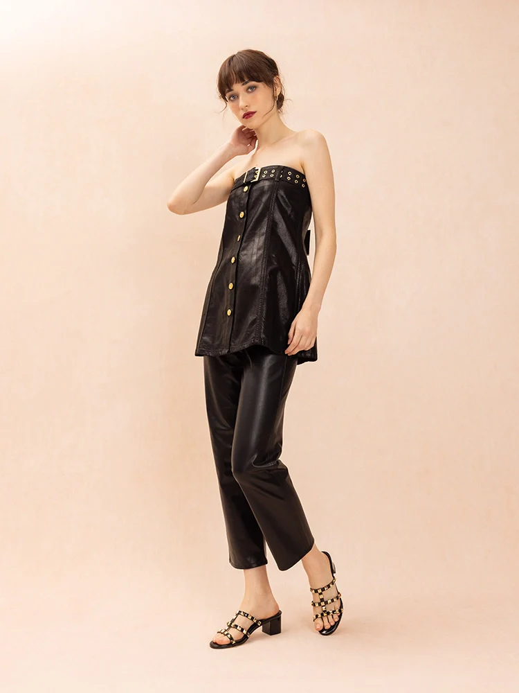 Dion Studded Slide Sandals - Image 11