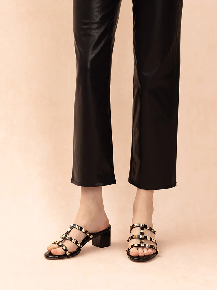 Dion Studded Slide Sandals - Image 8