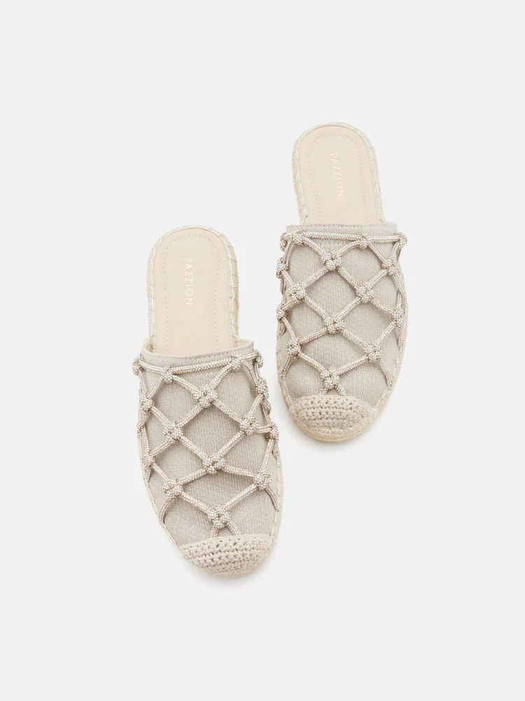 Jaylen Embellished Espadrille Mules - Image 13