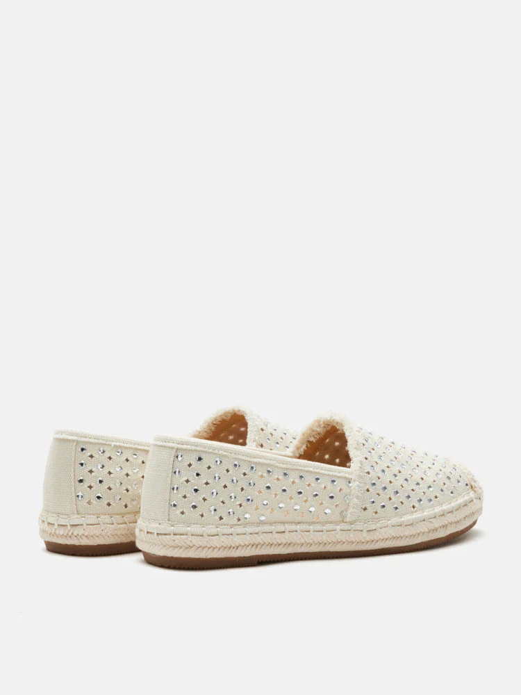 Lela Crystal Studded Espadrilles - Image 14