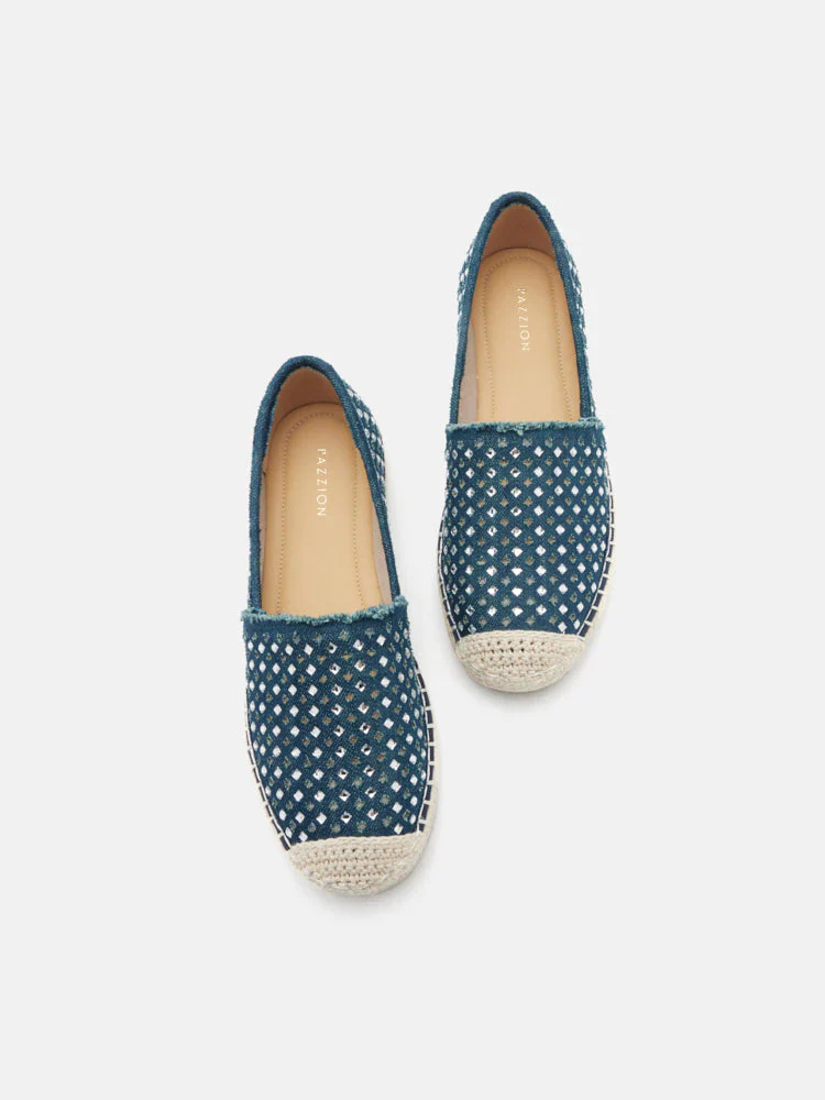 Lela Crystal Studded Espadrilles - Image 6