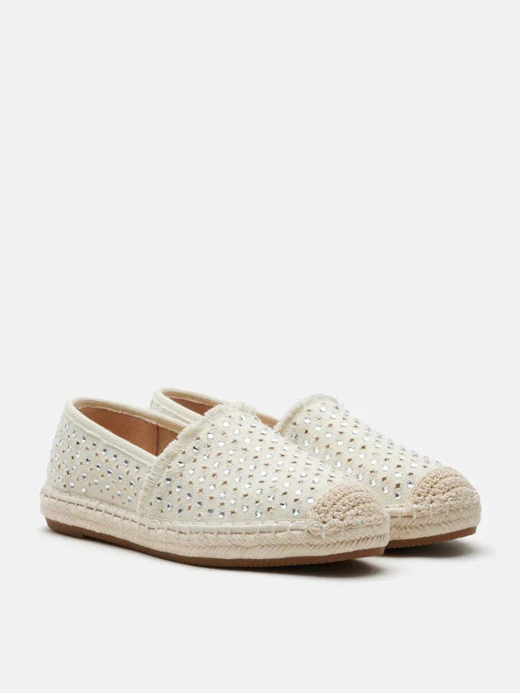 Lela Crystal Studded Espadrilles - Image 8