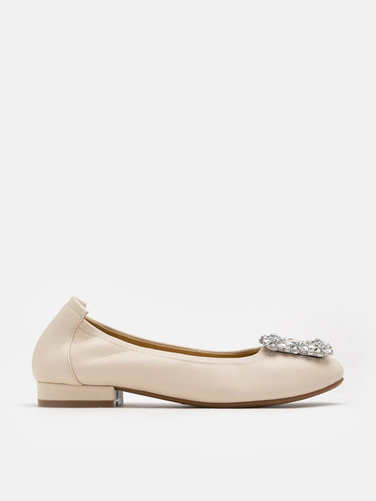 Oriole Embellished Buckle Ballet Flats - Image 3
