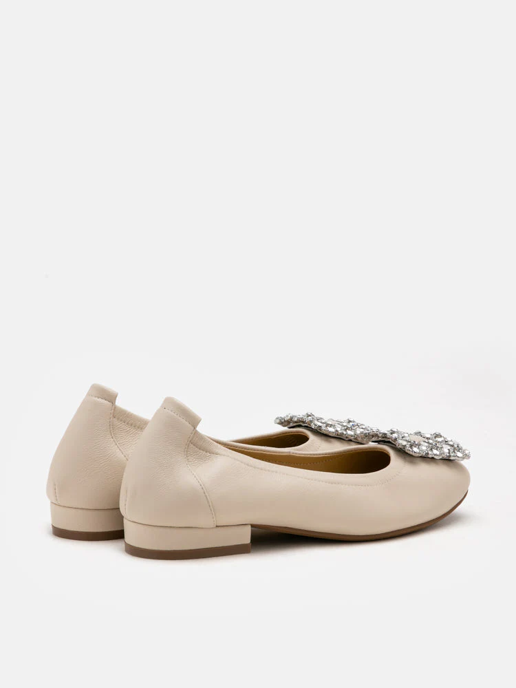 Oriole Embellished Buckle Ballet Flats - Image 6