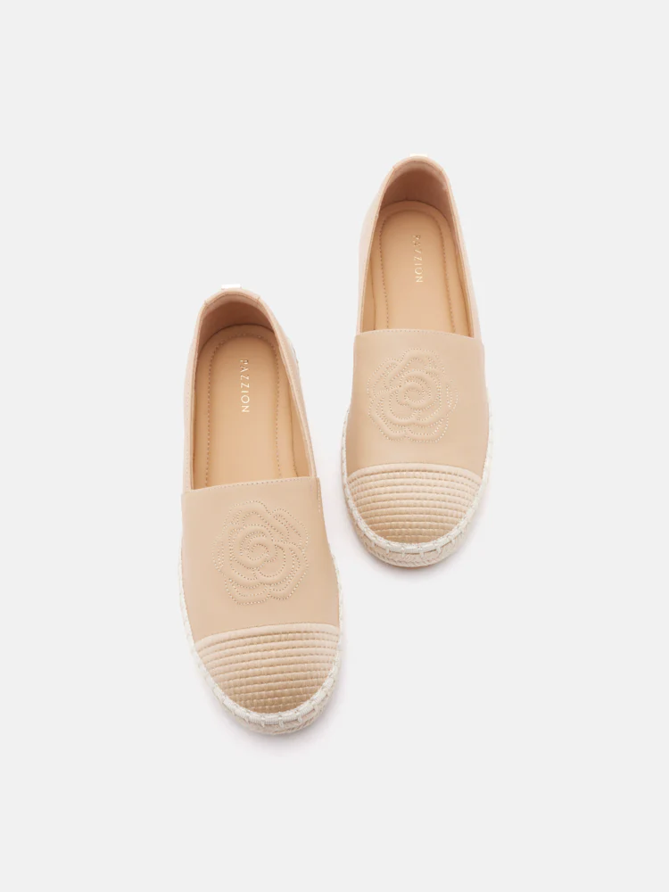 Brea.O Embossed Espadrille Flats - Image 6