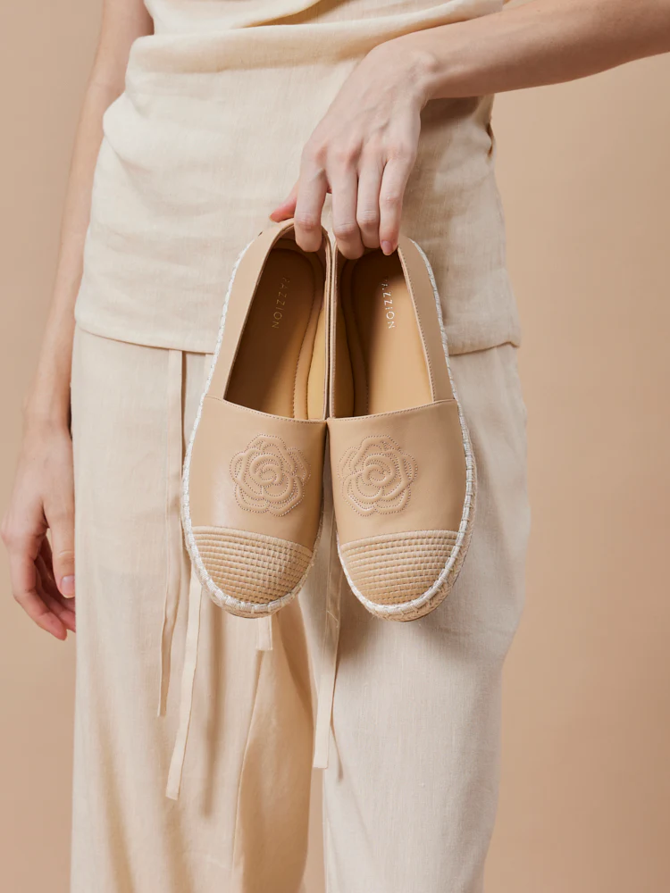 Brea.O Embossed Espadrille Flats - Image 7