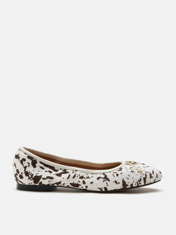 Eliana Pony Hair Bow Ballerinas - Image 3