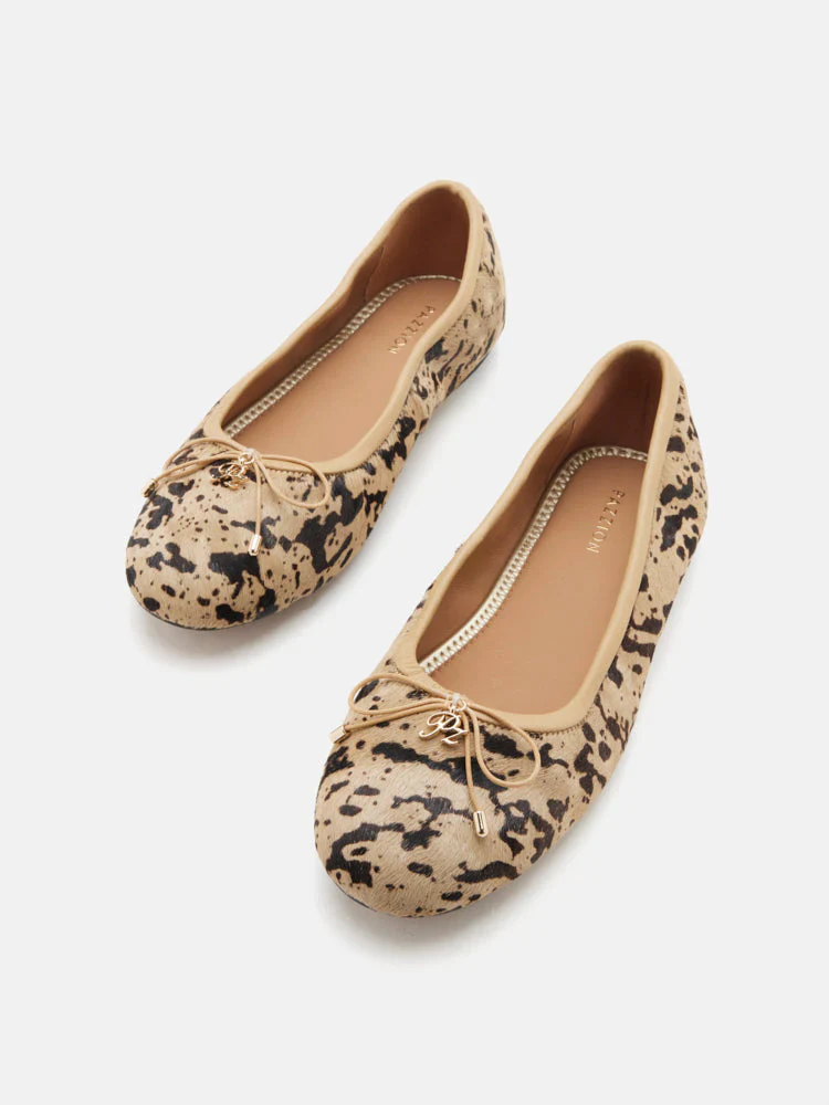 Eliana Pony Hair Bow Ballerinas - Image 9