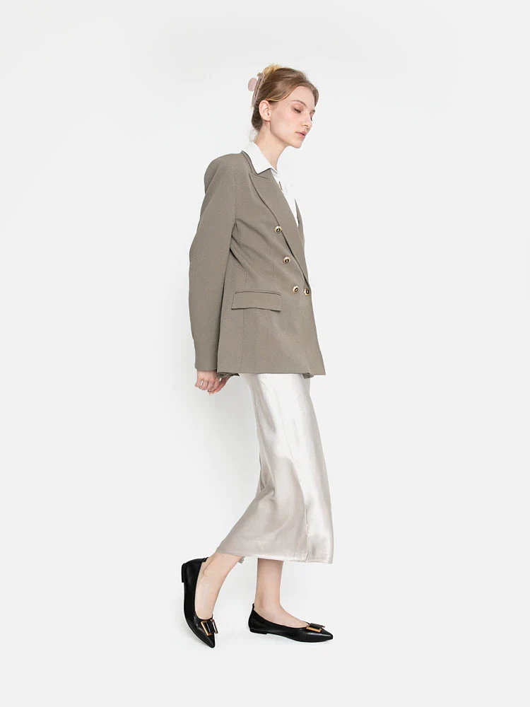 Harper Gold Buckled Pointed-Toe Flats - Image 15