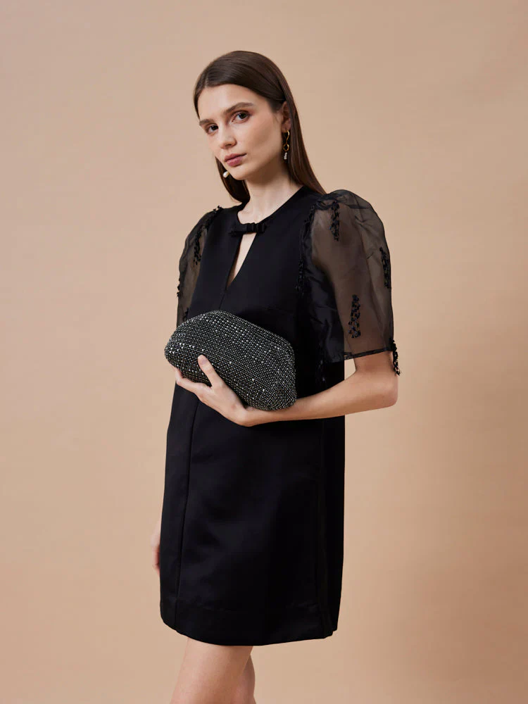 Lumina Diamante Embellished Clutch - Image 13