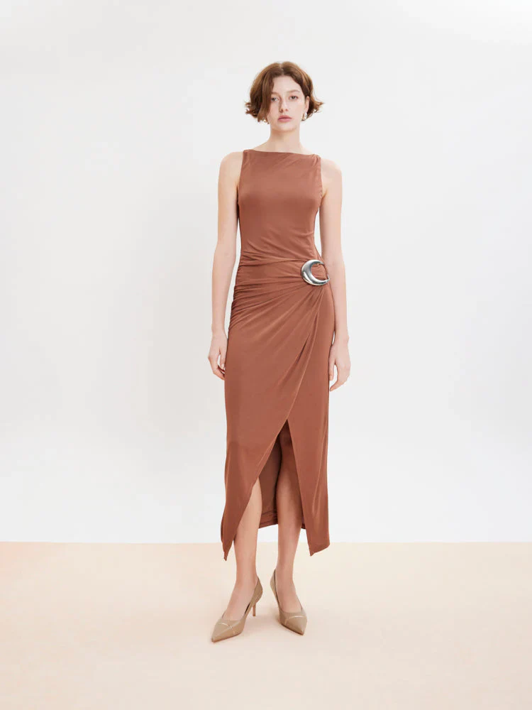 Viv Chain-Trimmed Pointed Leather Heels - Image 5